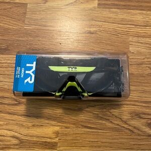 TYR Orion Adult Swim Mask/Goggles in Black and Neon Yellow